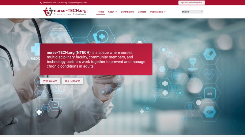 Nurse-Tech.org website screenshot.