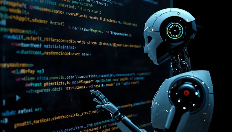 Ai robot reading llms file from website